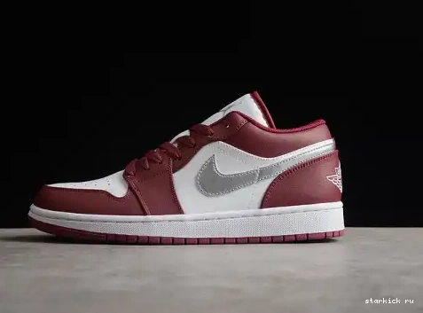 Jordan 1 Low 553558-615 Bordeaux 553558-615 White 0703